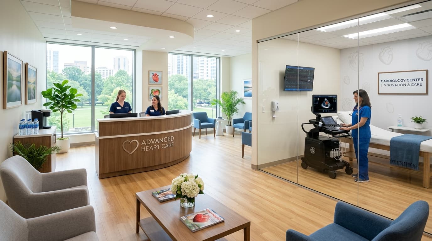 HeartCare Cardiology Center Clinic Lobby